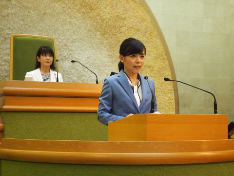 6月9日（火）に代表質問を行います